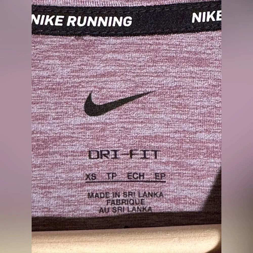 Nike Dri‑Fit Long Sleeve Running Top • Purple Women’s Training Shirt | XS